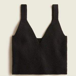 JCREW Black Cashmere Tank S